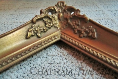 Louis XIV style frame, Approximately 20" x 24", $385